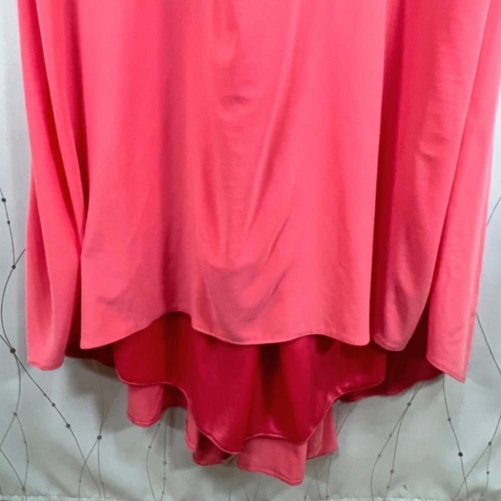 NWT Sherri Hill 50998 Coral Pink Lace Formal Gown $498 - Picture 10 of 12